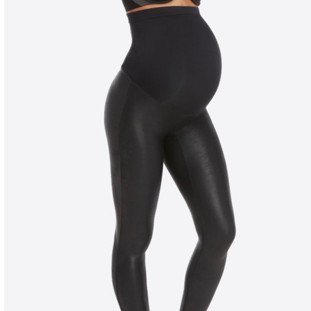 Maternity Spanx Faux Leather leggings